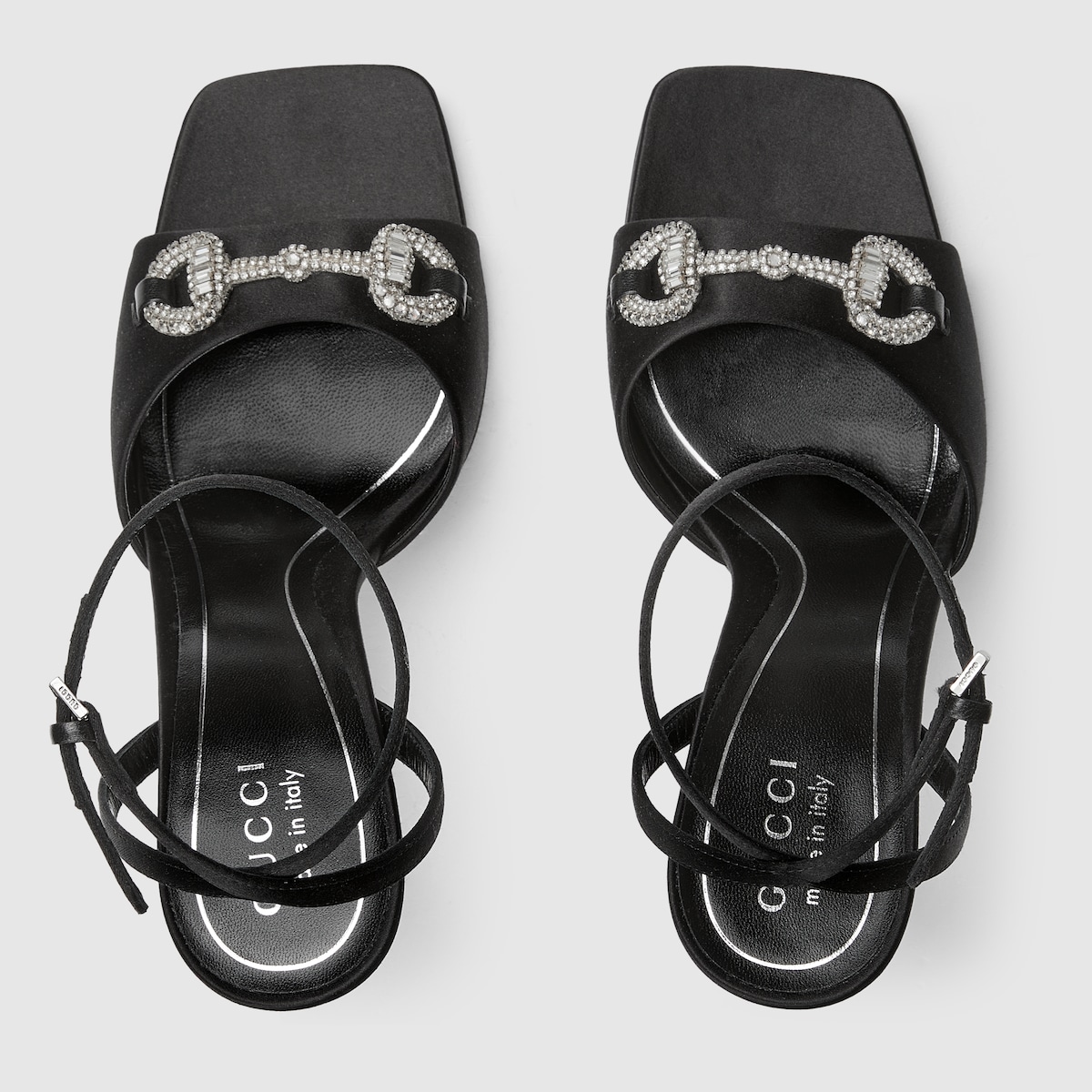 Gucci Women’s sandal with crystal Horsebit - Image 2